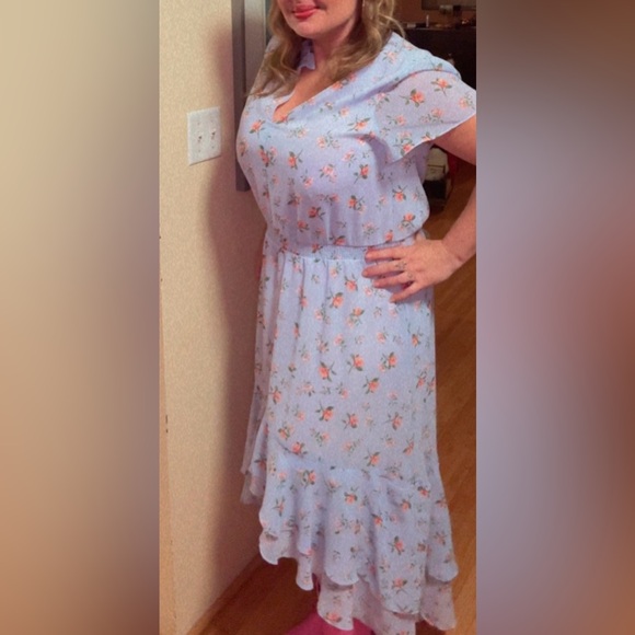 NWT 1. STATE Nordstrom Maxi floral dress - Picture 9 of 11